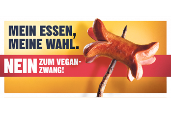 NEIN zum Vegan-Zwang!
