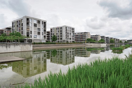 Wohnungen – wie hier im Glattpark im zürcherischen Opfikon – entstehen, indem gebaut wird. Und nicht, indem man die Finanzierung des Bauens erschwert. Bild: Keystone