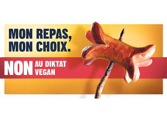 La mise sous tutelle ne connaît pratiquement plus de limites, comme le montre l’initiative sur l’alimentation, qui veut nous dicter ce que nous devons manger. À rejeter le 27 septembre prochain. Illustration: dr