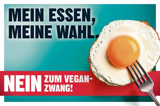 Innovation entsteht durch Nachfrage, Qualität und unternehmerische Initiative, nicht durch staatlich verordnete Ernährung: Deshalb NEIN zur Ernährungsinitiative am 27. September. Illustration: zVg