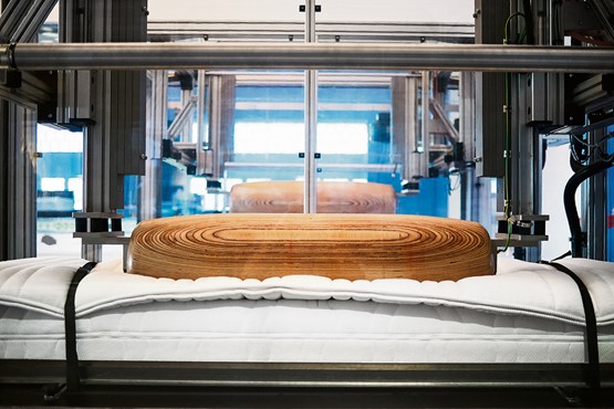 Forschung und Innovation: Guter Schlaf ist kein Zufall. Deshalb entwickelt und testet happy seine Matratzen im SleepLab in Schänis. Bild: zVg