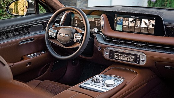 Mit seinem auffälligen Design wird der Genesis G90 aus dem Schweizer Strassenbild hervorstechen.Bild: zVg
