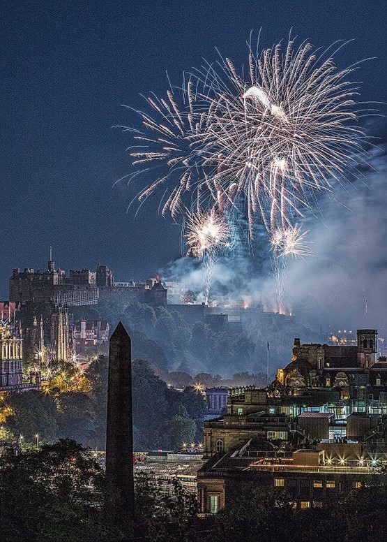 Feux d’artifice à Edimbourg le 31.12.2023.123RF