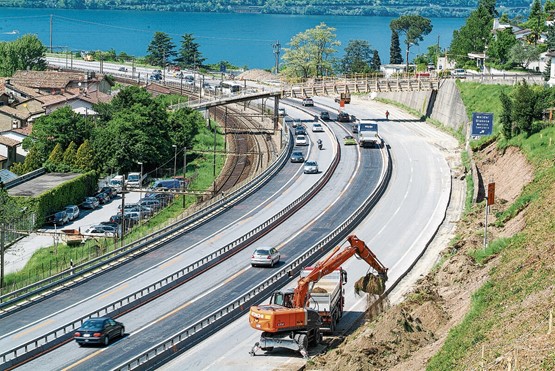 Gut ausgebaute Nationalstrassen dienen der gesamten Gesellschaft. Bild: 123RF