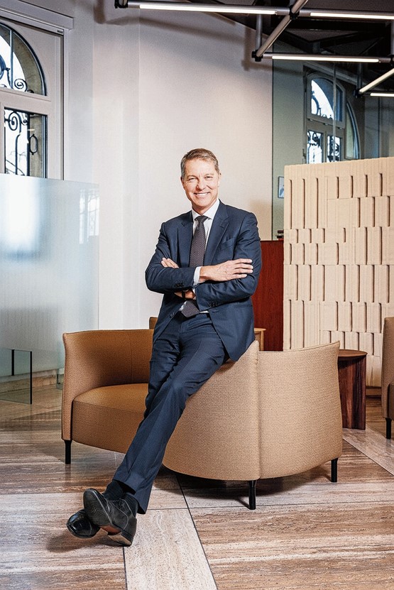 Yves de Montmollin a rejoint la Banque Bonhôte 2004. Il en a repris la direction en 2014.  Photo: Guillaume Perret