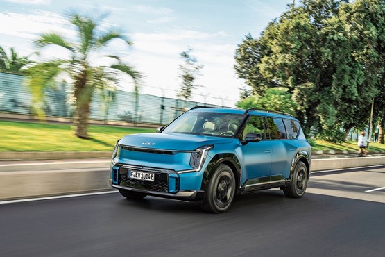 Das Design des Kia EV9 ist erfrischend anders: kantig, futuristisch und damit eigenständig.Bild: zVg