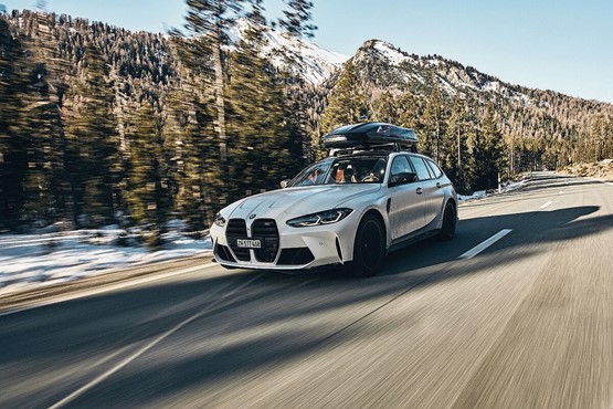 Äusserlich macht der BMW M3 Competition Touring keinen Hehl aus der Power, die in ihm steckt.Bild: zVg