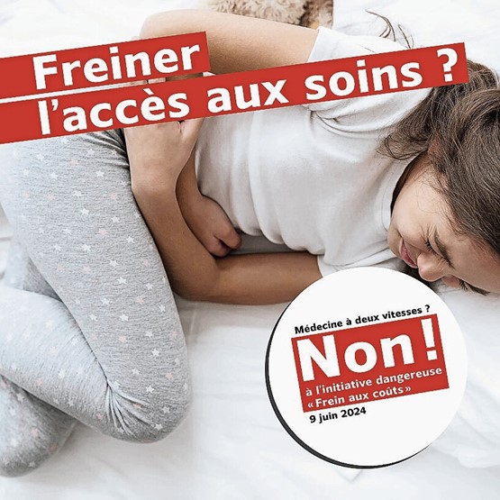 L’initiative sur le frein aux coûts n’est pas le bon moyen de réformer le système de santé.Photo: dr
