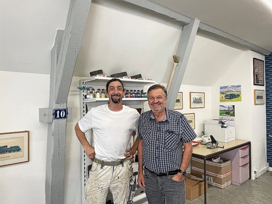 Patrick Riat a remis sa PME à son fils Gaëtan. Photo: dr