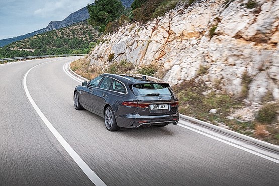 Ein wehmütiger Abschied: Jaguar verabschiedet sich nicht nur vom XF Sportbrake, sondern von allen Verbrenner-Modellen.Bild: zVg