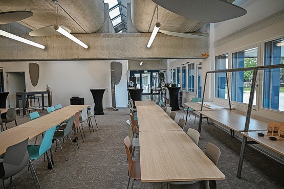 La cafétéria: ces lieux qui permettent de créer d’importantes synergies. Photos: FOG