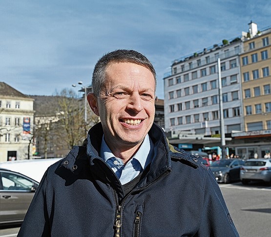 Daniel Wüthrich, directeur de la filiale biennoise d’OK Job. Photo: FOG