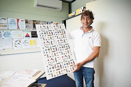 Pascal Rickli, directeur de Rickli Micromécanique SA à Vauffelin. Photo: FOG
