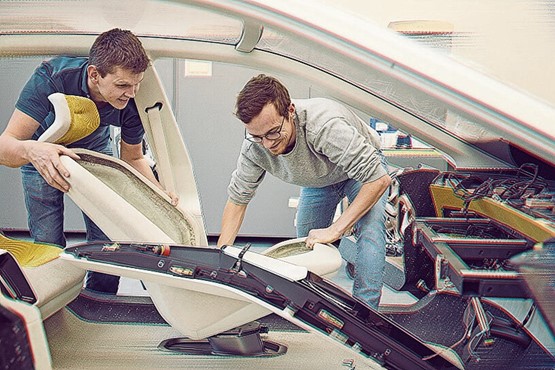 Recyclable à 100% selon le projet BMW i Vision Circular.