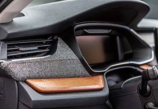 Skoda entwickelte Zierleisten aus Zuckerrüben-Plastik.