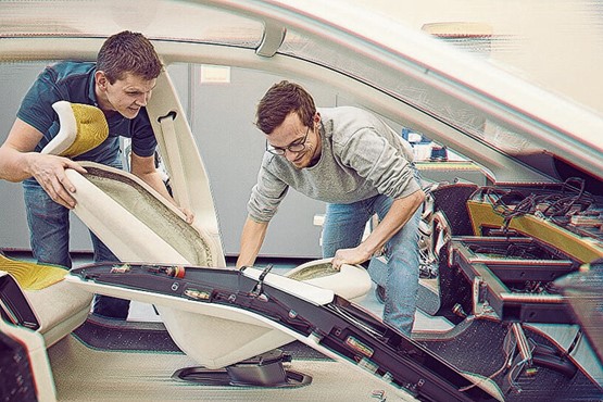 Zu 100 Prozent recycelbar: BMW-Studie i Vision Circular.