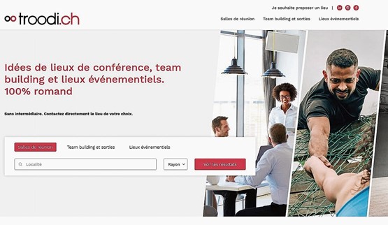 Une plateforme facile à utiliser pour organiser un événement ou une sortie de boite.Photo: dr