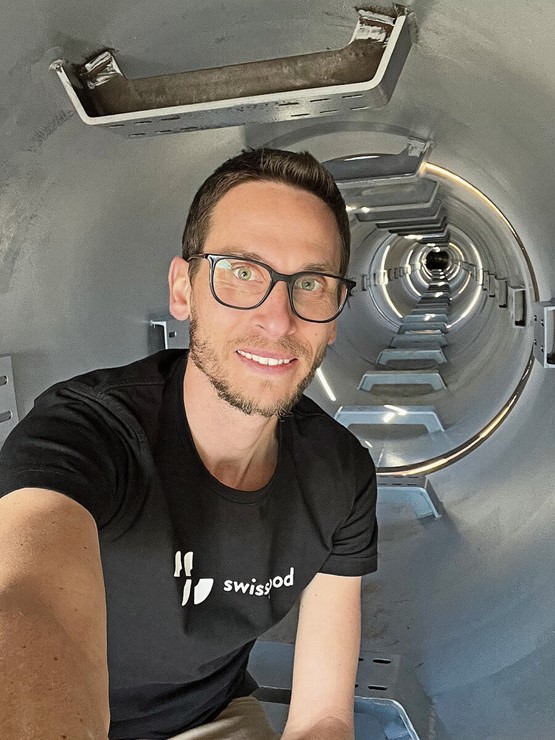 Cyril Dénéréaz, CTO et cofondateur de Swisspod.Photos: dr