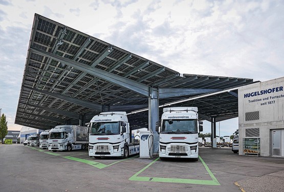 Der Umstieg auf die Elektromobilität ist im Nutzfahrzeugsektor eine noch grössere Aufgabe als beim Auto.Bild: zVg/Hugelshofer