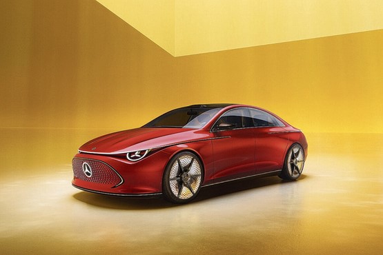 Der Mercedes CLA (hier die Studie) kommt ab Sommer.