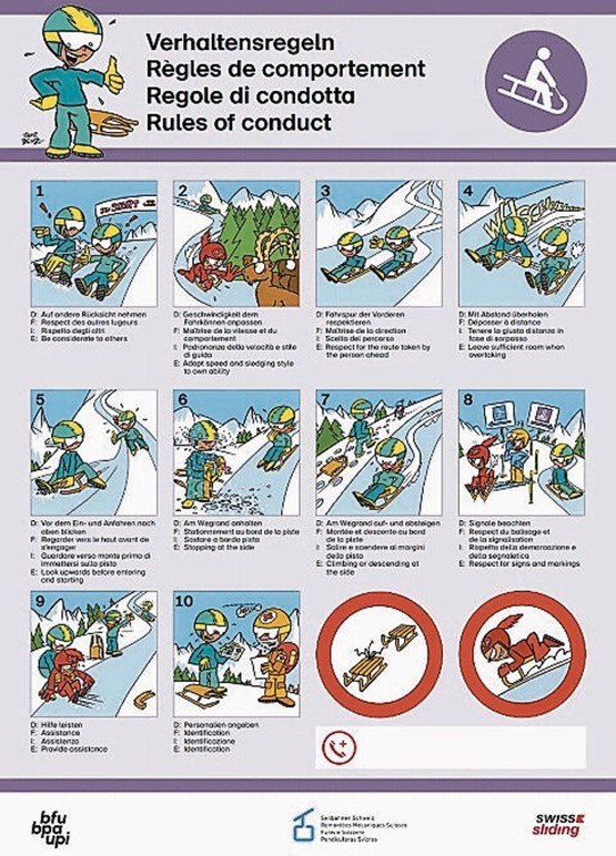 Witzig und lehrreich: Die Comics von Rainer Benz dienen auch der Beratungsstelle für Unfallverhütung BFU für ihre Message im Dienst der Sicherheit. Bilder: zVg / Rainer Benz