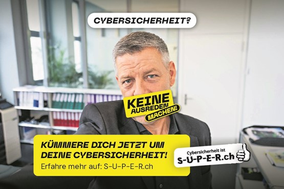 Die Kampagnenwebsite bietet hilfreiche Tipps, um die eigene Abwehr gegen Cyberrisiken zu stärken.Illustration: zVg