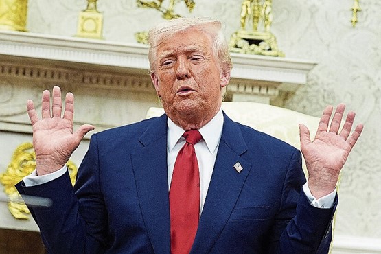 Wie es weitergeht? Nur Trump allein weiss es – vielleicht.Bild: Keystone