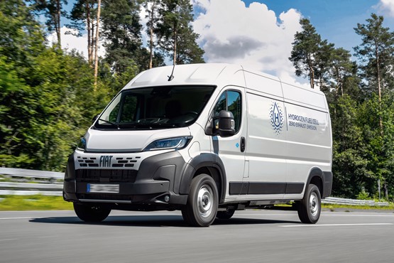 Auch die grossen Lieferwagen wie den Fiat Ducato bringt Stellantis in den kommenden Wochen mit Brennstoffzellen-Antrieb.Bild: zVg