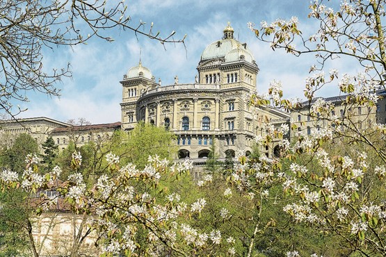 À la Confédération, les salaires bourgeonnent et poussent à tout va. Et pas seulement au printemps!Photo: dr