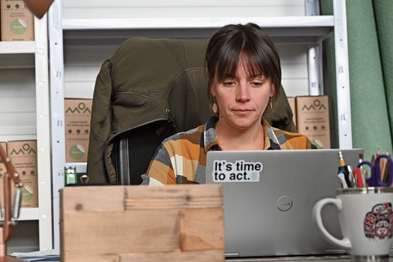 Elise Lanoue: «On peut vite oublier ce pour quoi on s’est lancé.»Photo: FOG