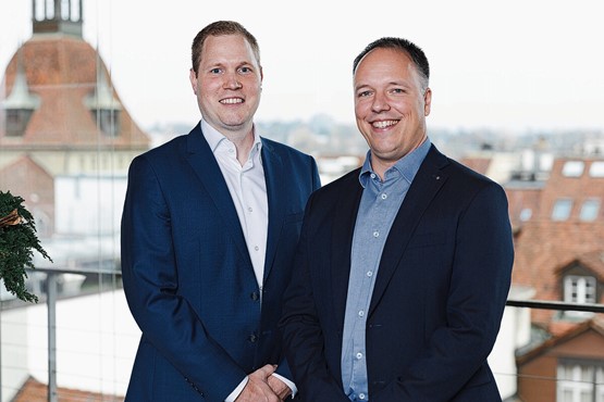Adrian Eggimann und Martin Gobeli (von links).Bild: zVg