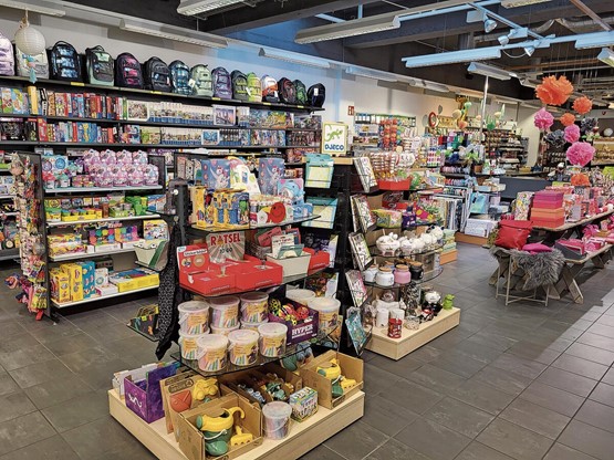 Vielfältiges Sortiment mit kompetenter Beratung durch ausgebildete Fachkräfte: Viele Papeterien sind heute Mischbetriebe, die nebst dem klassischen Papeteriebedarf auch Spielwaren, Bücher, Accessoires etc. anbieten. 