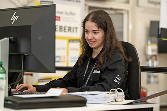 L’apprentissage professionnel reste le premier choix des jeunes après la scolarité obligatoire. Voici une participante aux SwissSkills 2024.Photo: © SwissSkills/Leo Boesinger