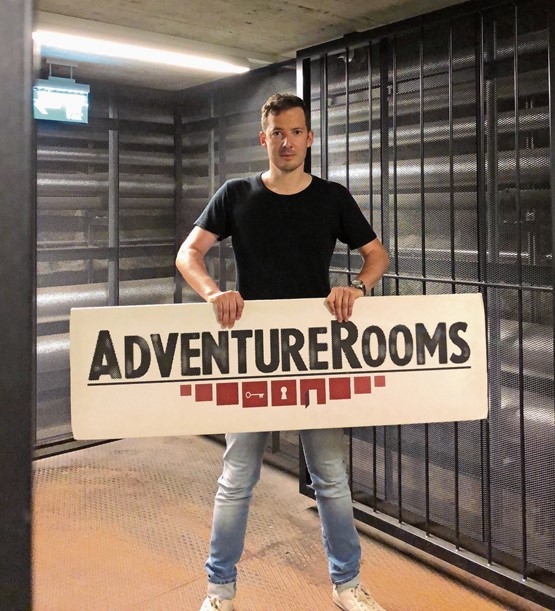 «AdventureRooms» fesselt Menschen rund um den Globus: ­ Der Berner Physiklehrer Gabriel Palacios hat das Spiel für seine Schüler entwickelt – und damit einen Boom ausgelöst. Bild: zVg