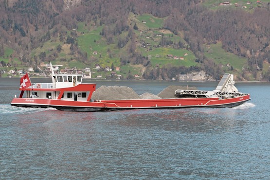 Der Transport per Lastschiff hat eine lange Tradition.BILDer: ZVG