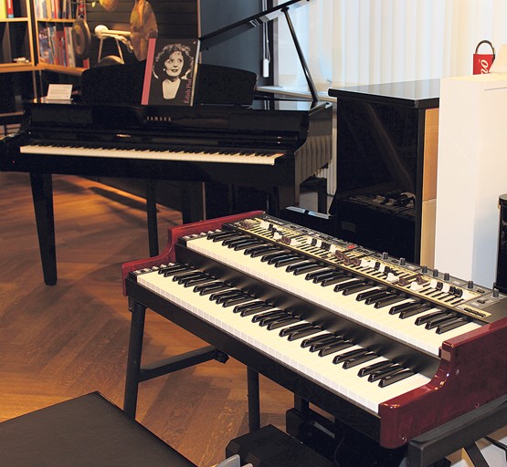 Auch in der Musikbranche wird per Mietvertrag finanziert: Das Musikhaus Krompholz AG in Bern ist ein langjähriger Partner der Fical.