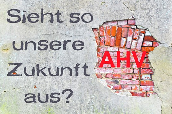 Kommt diese ungerechte AHV-Reform durch, fährt die Schweiz ihr wichtigstes  Sozialwerk voll an die Wand. BILD: FOTOLIA