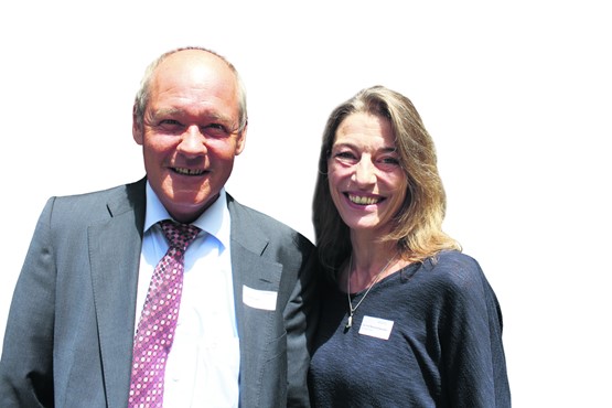Stiftungsrat Peter Baeriswyl und Corinne Neuenschwander (PK SMGV/VHP).